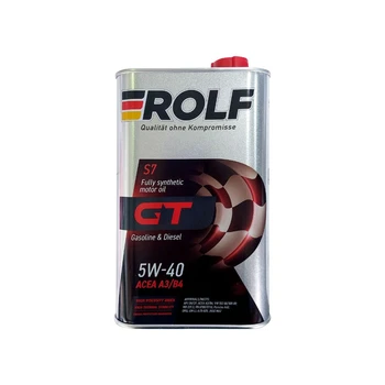 Масло моторное Rolf GT 5W40 SN/CF A3/B4 